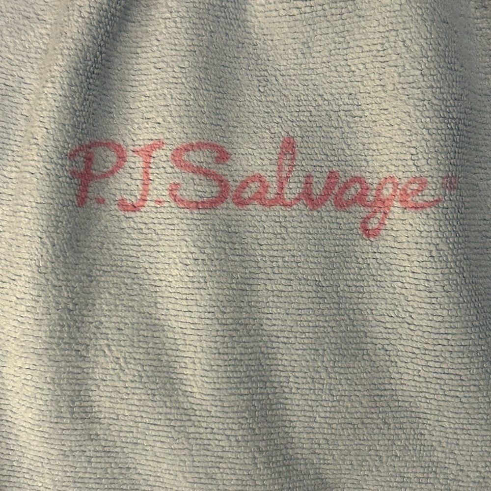 PJ Salvage Light Blue wrap around terry Towel - Picture 8 of 8